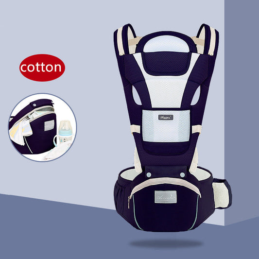 Color: Midnight blue, Style: B Style - Baby waist stool