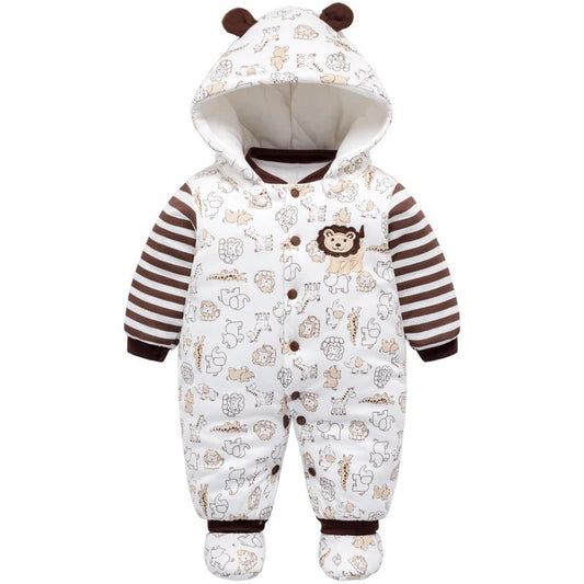Color: 16 stytle, Size: 6m - The baby thickens the onesie