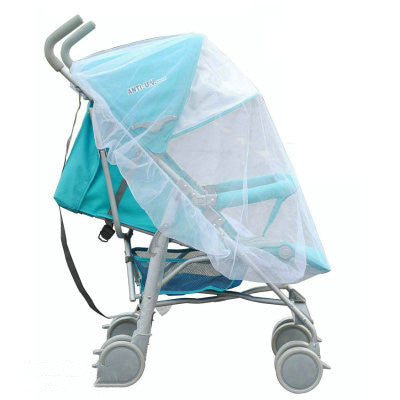 Color: Small baby carriage - Increase baby stroller nets Baby stroller encryption full cover nets General dustproof and anti-mosquito