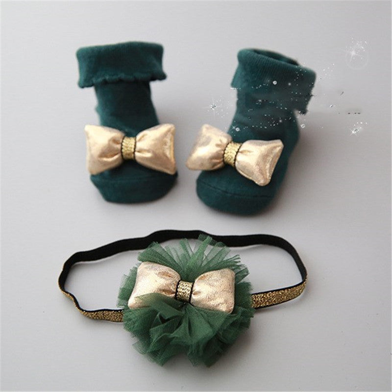 Children's short socks headband accessories