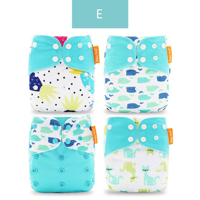 Specification: E - Washable Eco-friendly Cloth Diaper Ecological Adjustable Nappy Reusable Diaper