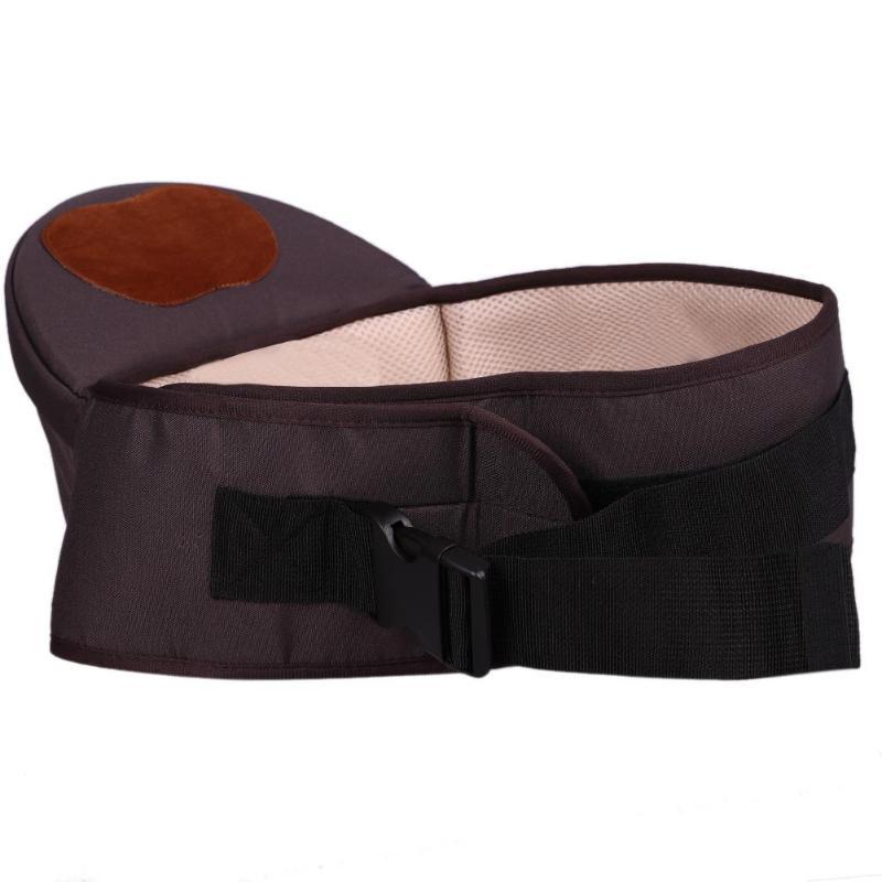 Color: Coffee - Baby out of the baby waist stool baby holding stool non-slip design straps hold baby waist stool maternal and child supplies