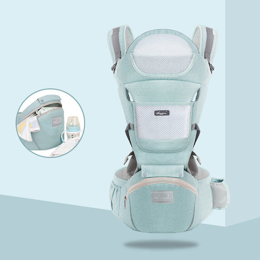 Color: Ice Star Green, Style: A Style - Baby waist stool