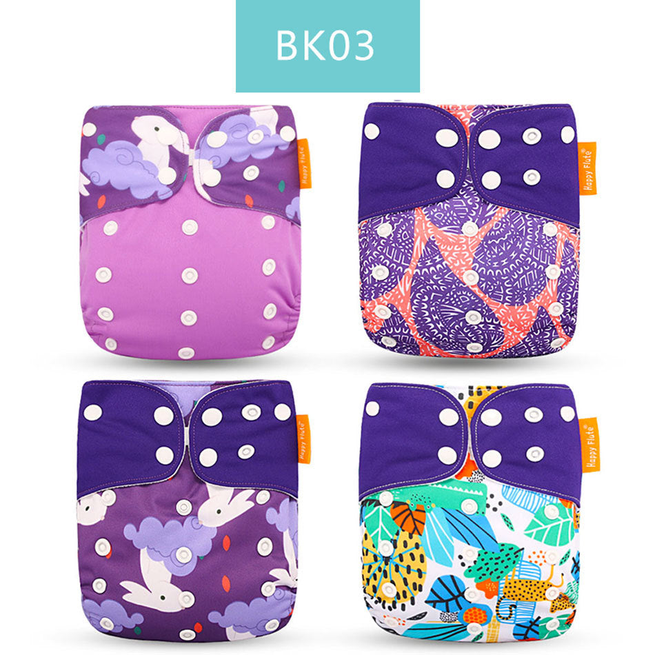 Specification: BK03 - Washable Eco-friendly Cloth Diaper Ecological Adjustable Nappy Reusable Diaper