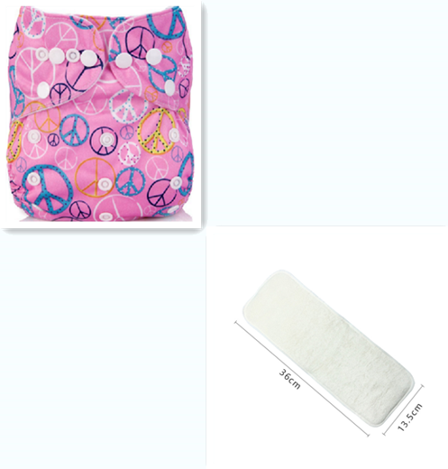 Color: F04 witha diaper - Baby Cloth Diapers, Washable Diapers