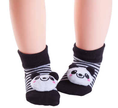 style: 15, Age: 0 to 3months - Cute Animal Cartoon Non-Slip Rubber Cotton Socks