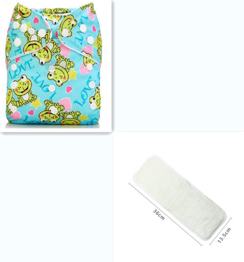 Color: 1style witha diaper - Baby Cloth Diapers, Washable Diapers