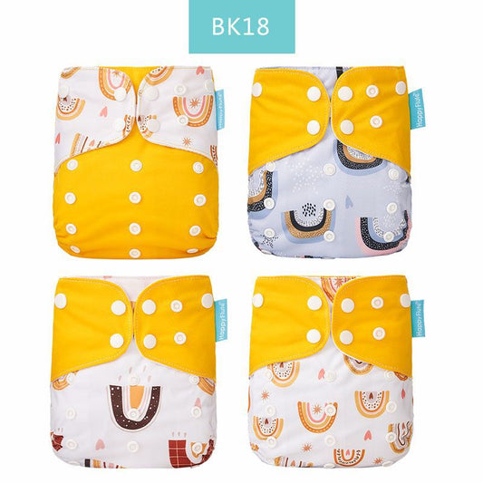 Specification: BK18 - Washable Eco-friendly Cloth Diaper Ecological Adjustable Nappy Reusable Diaper