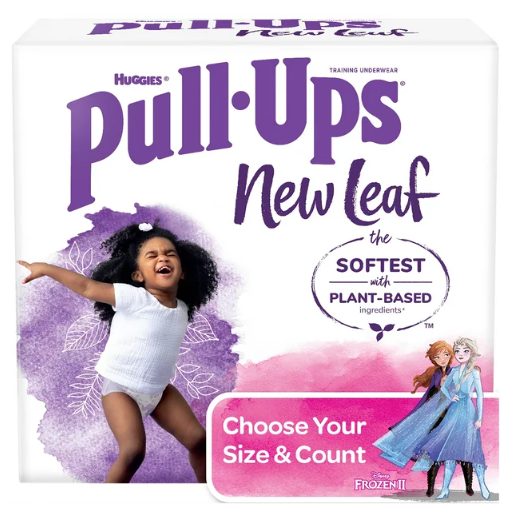 Pull-Ups Girls' New Leaf Training Pants Size 4T-5T;  46 Ct