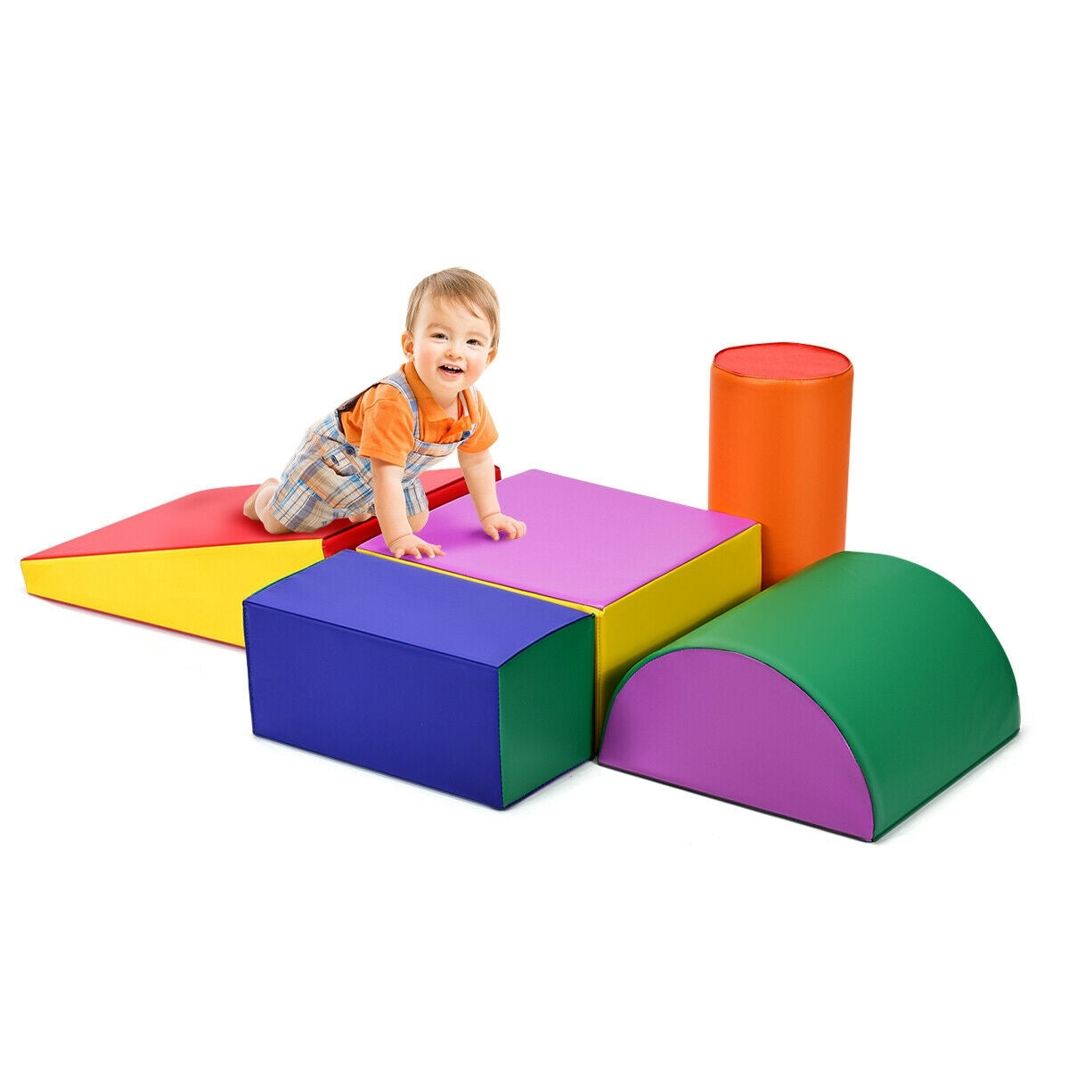 Crawl Climb Foam Shapes Playset Softzone Toy - Color: Multicolor